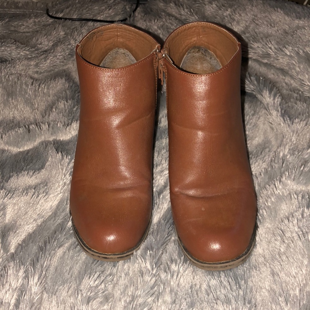 Booties with small heel